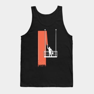 Cool red Facade Painter Elevator - Wall Painting Gift Tank Top